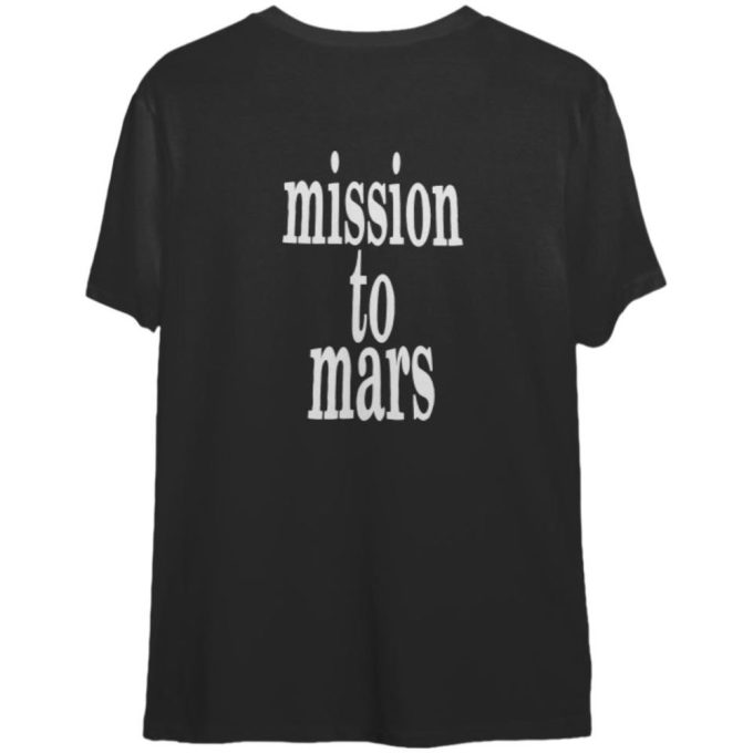 New Rare Smashing Pumpkins Mission To Mars Vintage Retro T-Shirt 2