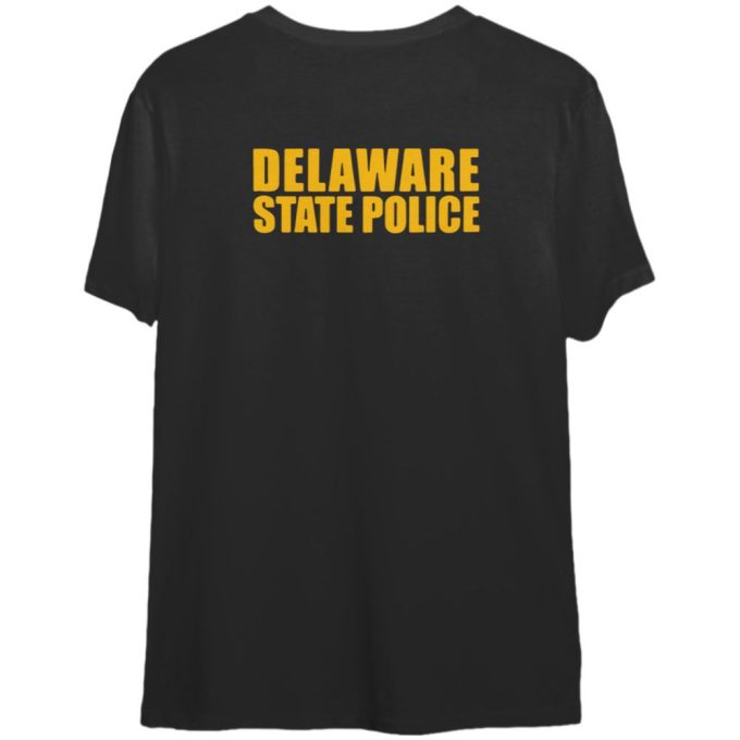 Double Sided Delaware State Police T-Shirt - New Us Police Gear 2