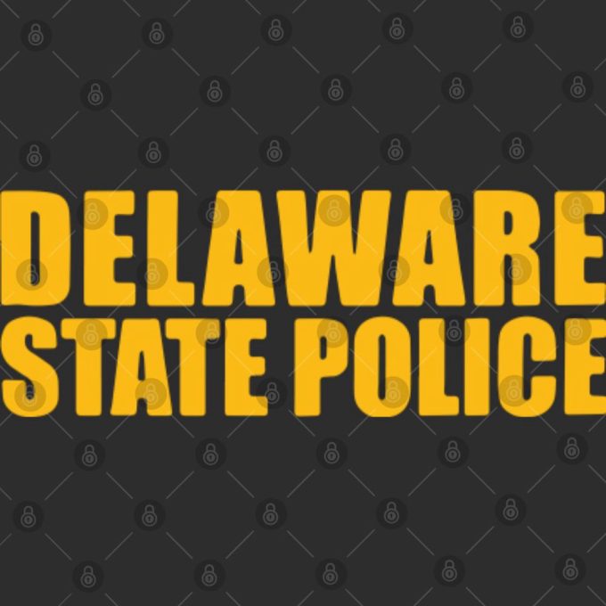 Double Sided Delaware State Police T-Shirt - New Us Police Gear 4