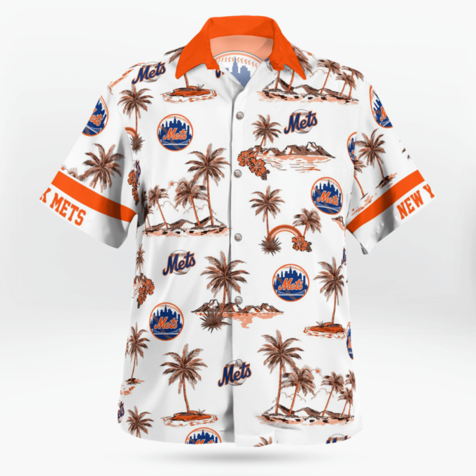 New York Mets Mlb Hawaiian Shirt 3