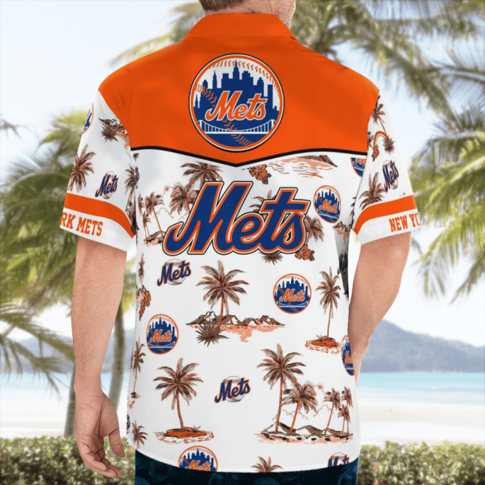 New York Mets Mlb Hawaiian Shirt 4