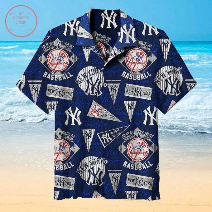 New York Yankees Baseball Hawaiian Shirt 1