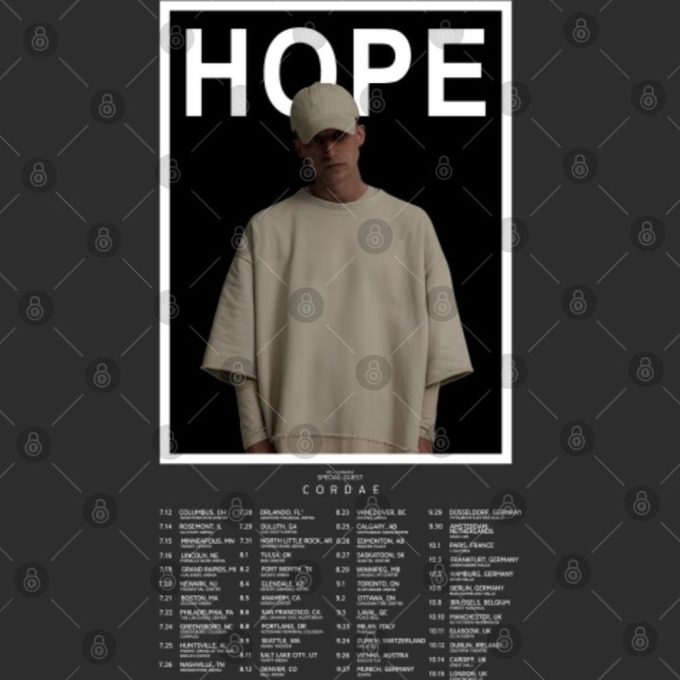 Nf Hope Tour 2023 Shirt - Support Rapper Nf With This Fan Concert Shirt 4