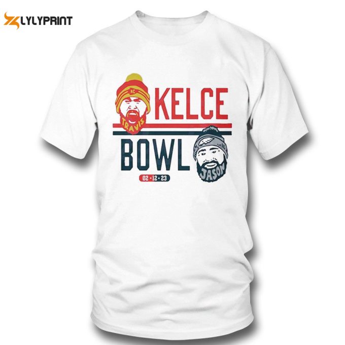 Nice Travis Vs Jason Kelce Bowl Super Bowl Lvii Shirt Longsleeve Gift For Men Women 1