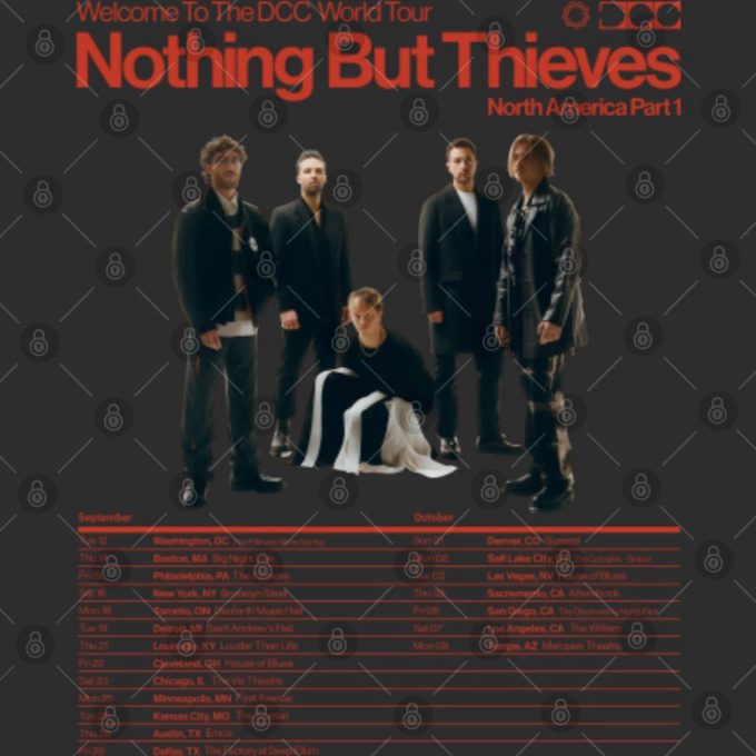 Nothing But Thieves Tour 2023 Shirt, Nothing But Thieves Shirt, Music Band Concert Shirt 4