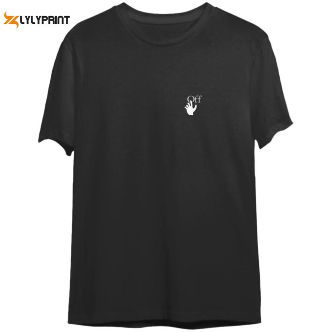 Stylish Off-White Man Black T-Shirt - Trendy Clothing For Men 1