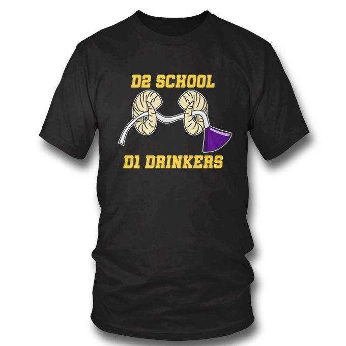 Official D2 School D1 Drinkers T-Shirt For Men And Women Gift For Men Women 2