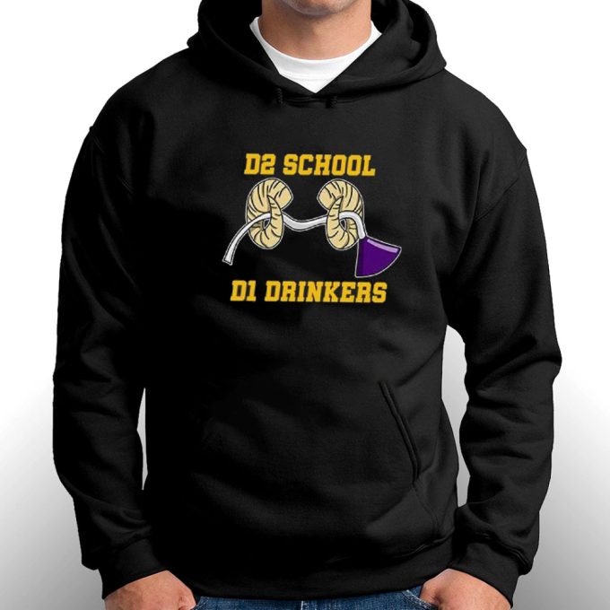 Official D2 School D1 Drinkers T-Shirt For Men And Women Gift For Men Women 4