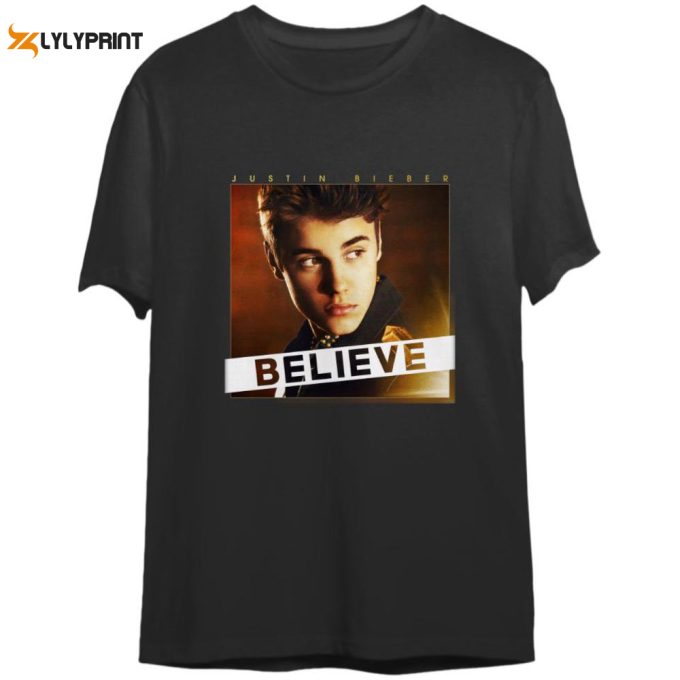 Official Justin Bieber Believe Tour Double Sided T Shirts – Limited Edition 1