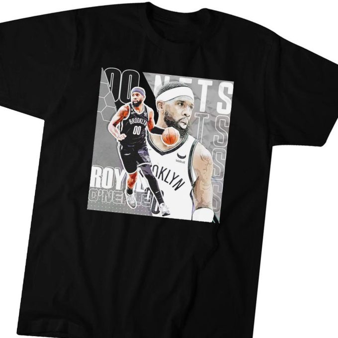Official Royce Oneale 00 Brooklyn Nets Basketball Player T-Shirt Ladies Tee For Men And Women Gift For Men Women 2