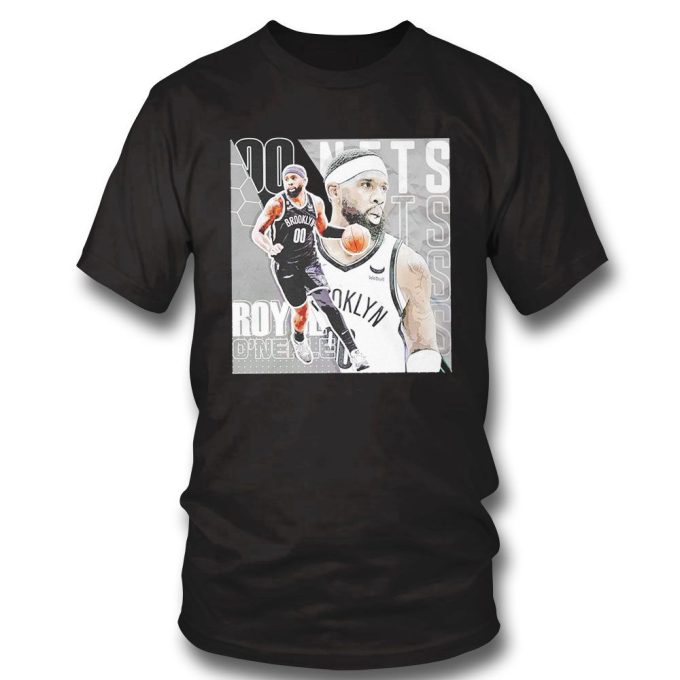 Official Royce Oneale 00 Brooklyn Nets Basketball Player T-Shirt Ladies Tee For Men And Women Gift For Men Women 3