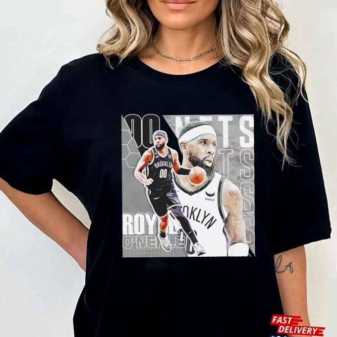 Official Royce Oneale 00 Brooklyn Nets Basketball Player T-Shirt Ladies Tee For Men And Women Gift For Men Women 4