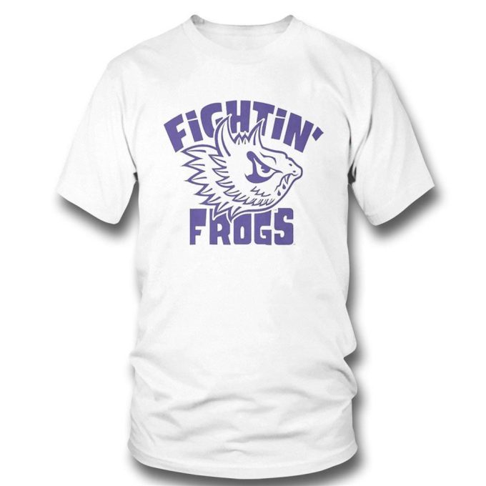 Official Tcu Horned Frogs Fightin Frogs Head T-Shirt For Men Women Gift For Men And Women 2