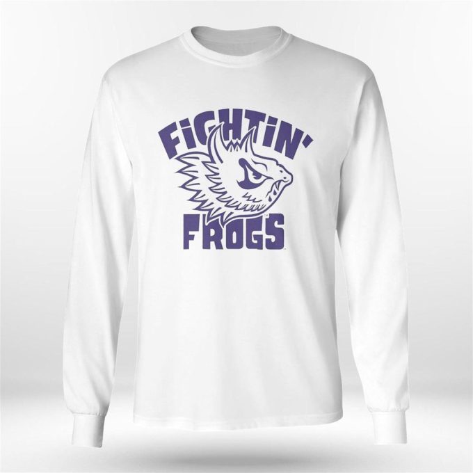 Official Tcu Horned Frogs Fightin Frogs Head T-Shirt For Men Women Gift For Men And Women 3