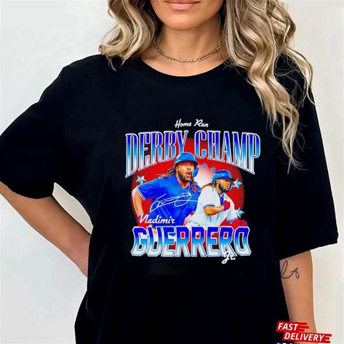 Official Vladdy Jrs The Derby Champ Signature T-Shirt Ladies Tee For Men And Women Gift For Men And Women 2