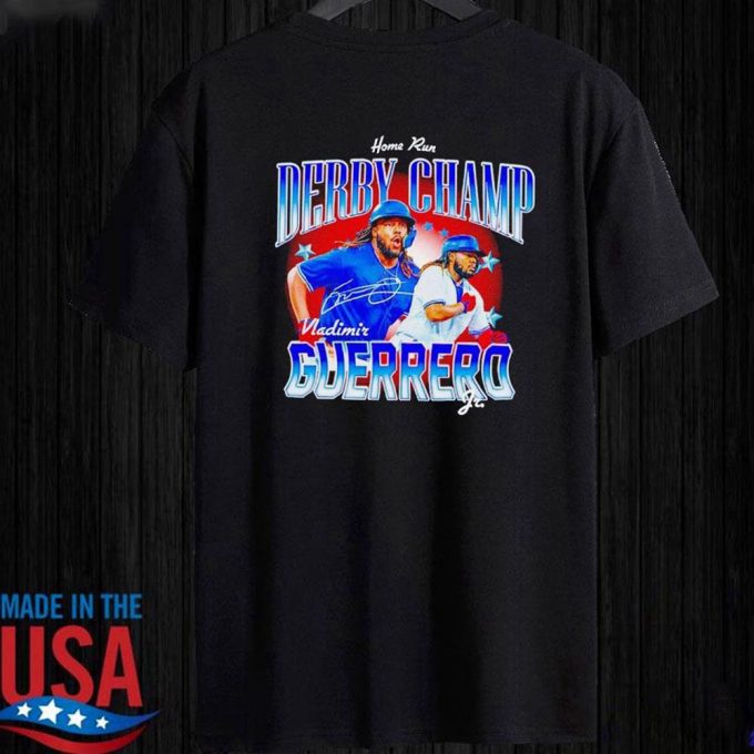 Official Vladdy Jrs The Derby Champ Signature T-Shirt Ladies Tee For Men And Women Gift For Men And Women 3