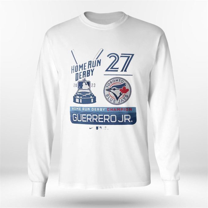 Official Vladimir Guerrero Jr Toronto Blue Jays 2023 Home Run Derby Champion T-Shirt For Men And Women Gift For Men And Women 7