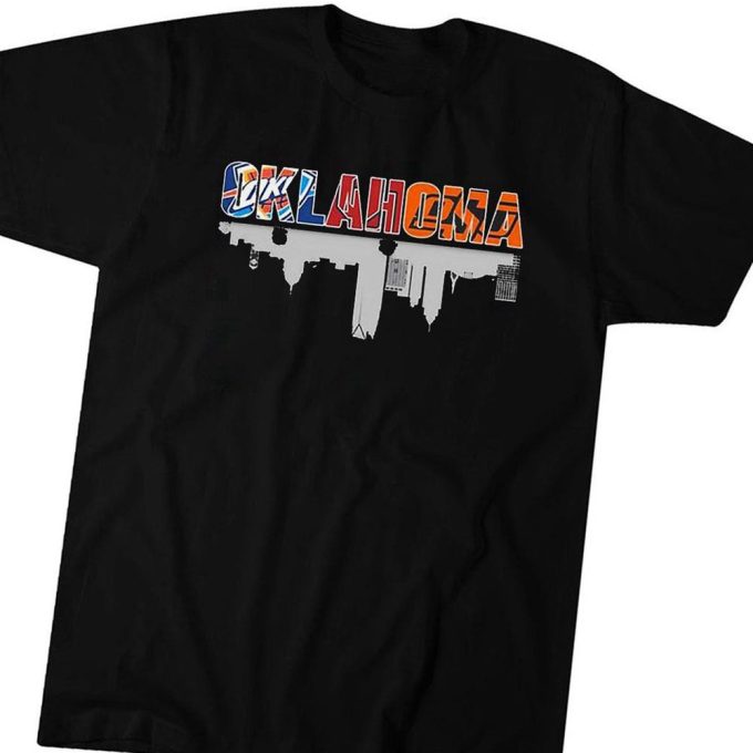 Oklahoma Skyline Sports Teams T-Shirt Hoodie Gift For Men And Women 5