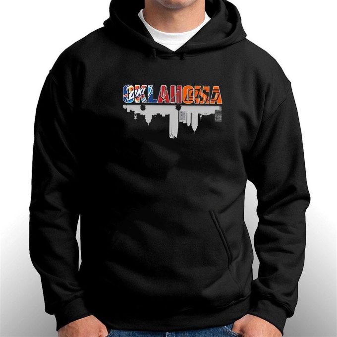 Oklahoma Skyline Sports Teams T-Shirt Hoodie Gift For Men And Women 6