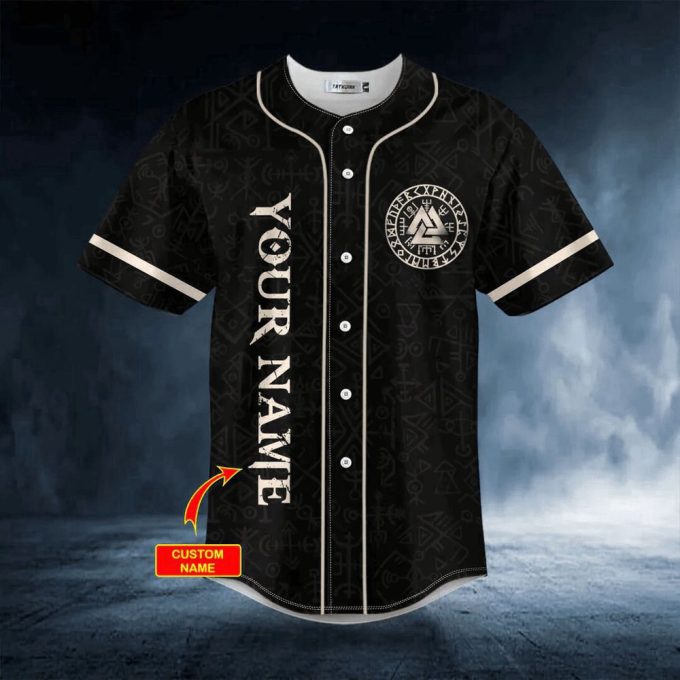 Old For Good Reason Viking Custom Baseball Jersey For Men Women, Skull Lover, Baseball Fans Gift 3