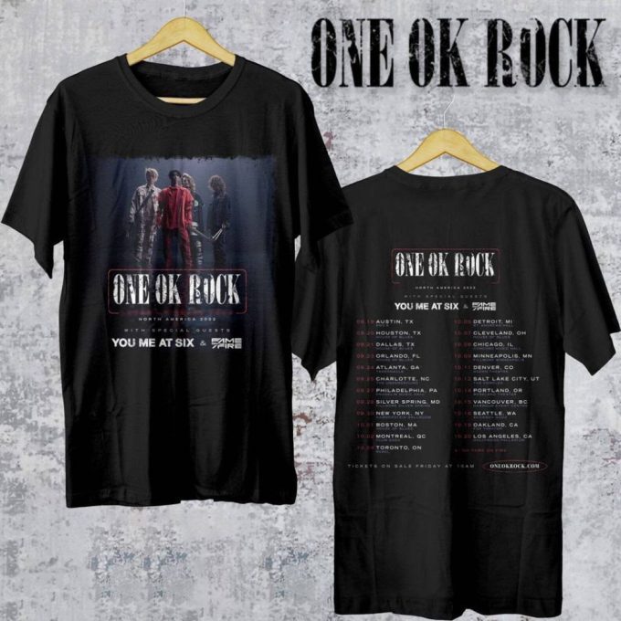 One Ok Rock 2022 North America Tour T-Shirt: Exclusive &Amp; Stylish Souvenir 4