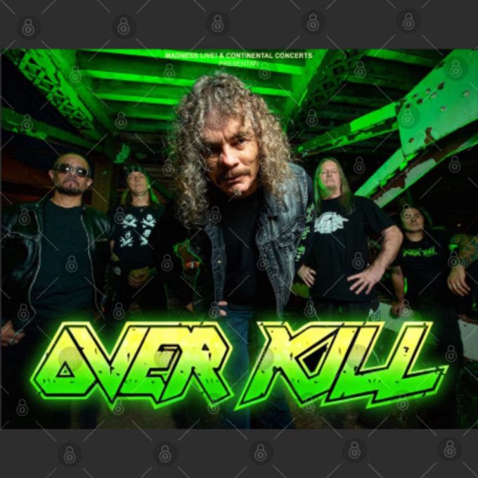 Overkill Overill Scorced Tour 2023 Tshirt 3