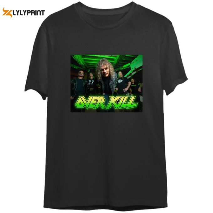 Overkill Overill Scorced Tour 2023 Tshirt 1