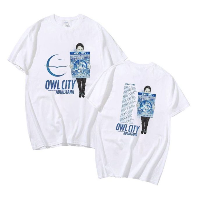 Owl City Band Fan Png: To The Moon Tour 2023 T-Shirt – Engaging Merch For Die-Hard Fans! 5