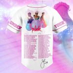 P!nk Summer Carnival 2023 Personalized Adult Baseball Jersey For Men Women