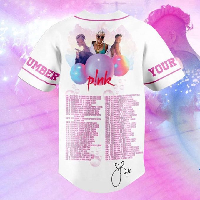 P!Nk Summer Carnival 2023 Personalized Adult Baseball Jersey For Men Women