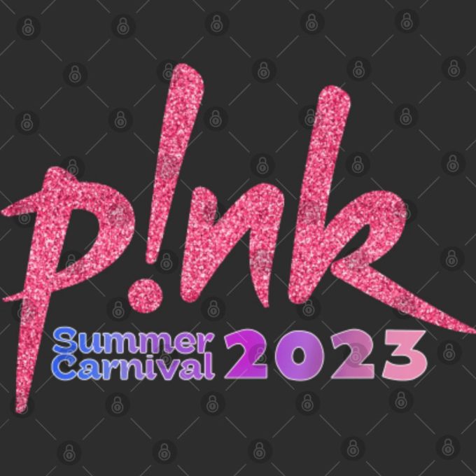 P!Nk Summer Carnival 2023 Tour T-Shirt: Vibrant Pink Singer Merch 3