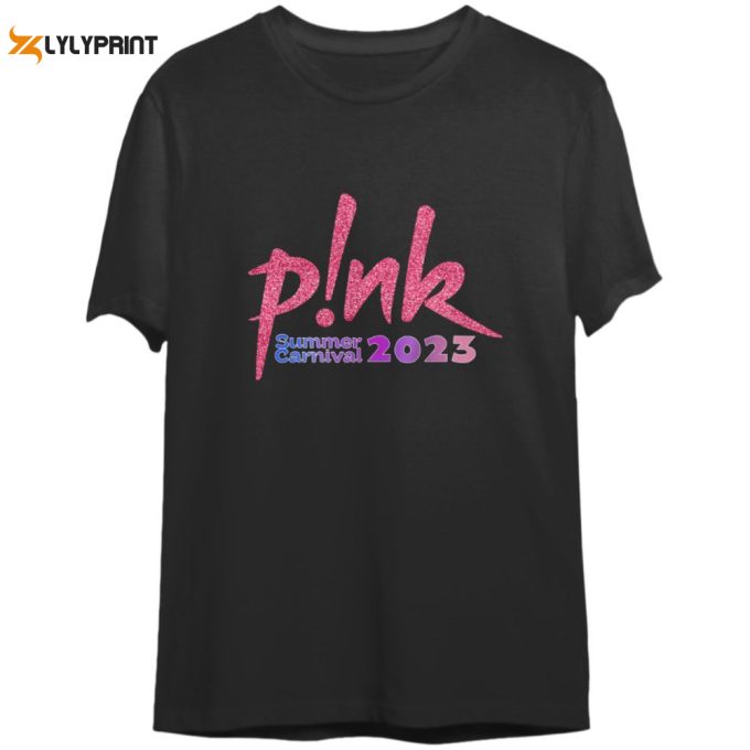 P!Nk Summer Carnival 2023 Tour T-Shirt: Vibrant Pink Singer Merch 1