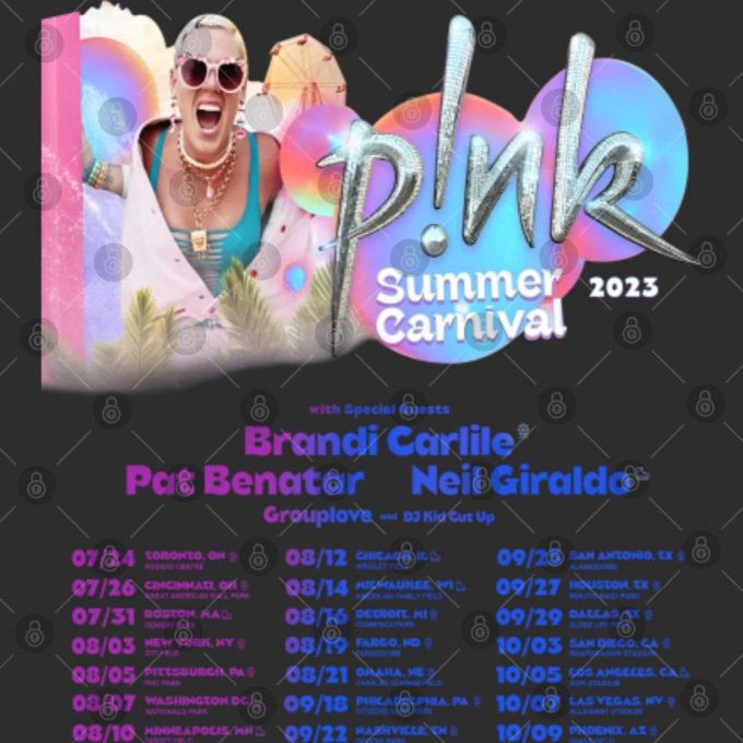 P!Nk Summer Carnival Tourgift For Men And Women 4