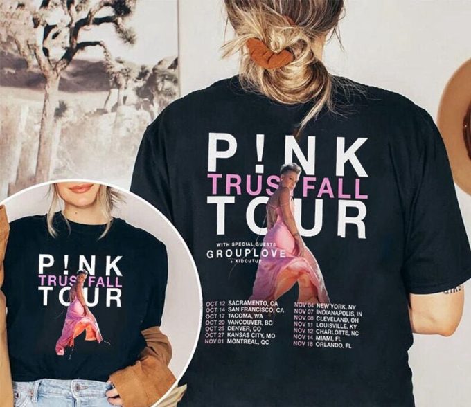 P!Nk Trustfall Tour 2023 T-Shirt, P!Nk Summer Carnival 2023 Shirt 5