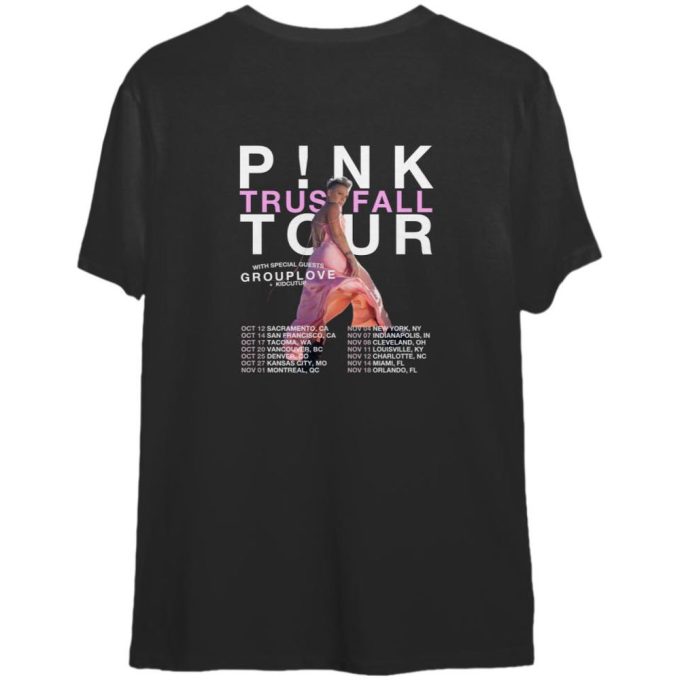 P!Nk Trustfall Tour 2023 T-Shirt, P!Nk Summer Carnival 2023, Trustfall Tour Shirt, Pink Tour Shirt 2
