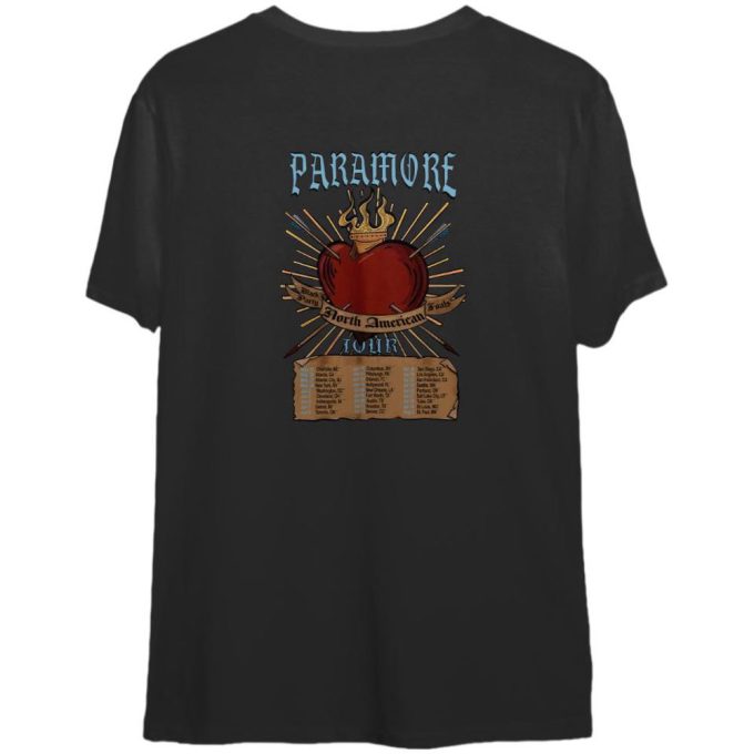 Paramore Band Music Shirt, Paramore Tour Concert 2024 In North America Shirt Gift For Men And Women 4