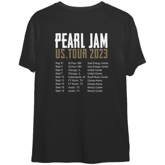 Pel Jam Us Tour 2023 Shirt, Pel Jam Rock Band T Shirt 2