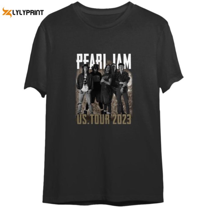 Pel Jam Us Tour 2023 Shirt, Pel Jam Rock Band T Shirt 1