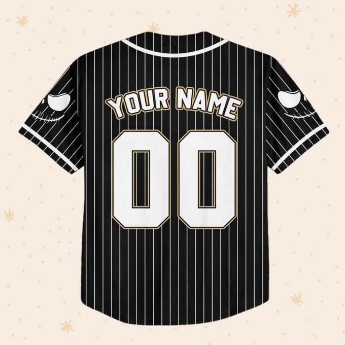 Personalize Disney Jack Skellington Baseball Jersey For Men Women 2