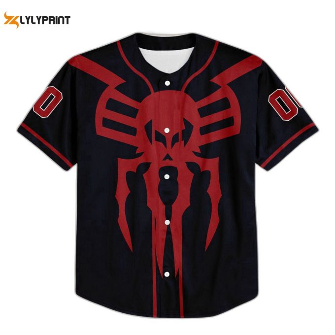 Personalize Disney Spider Man Symbol Baseball Jersey For Men Women 1