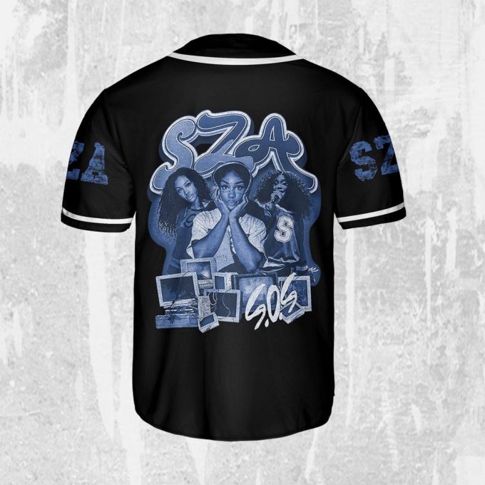 Personalize Sza Retro Vintage Sos Jersey, Sza Baseball Jersey, Sos New Album Merch 2