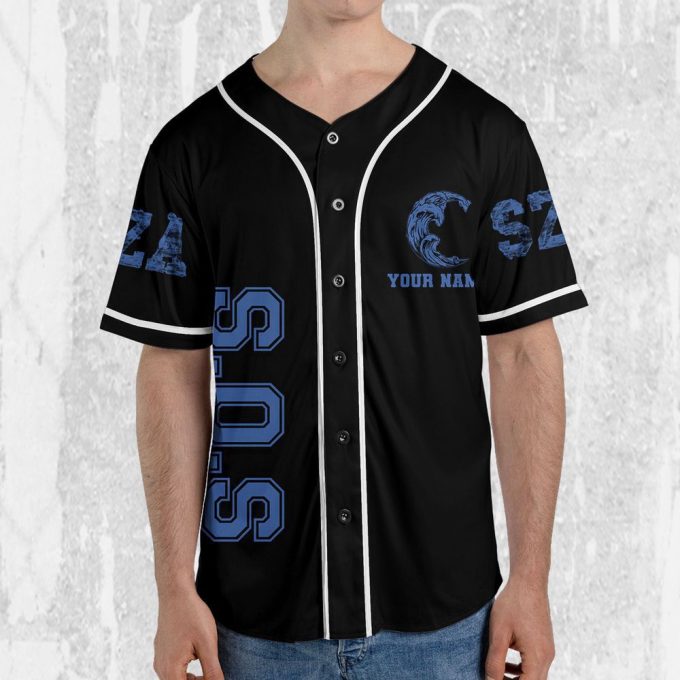 Personalize Sza Retro Vintage Sos Jersey, Sza Baseball Jersey, Sos New Album Merch 3