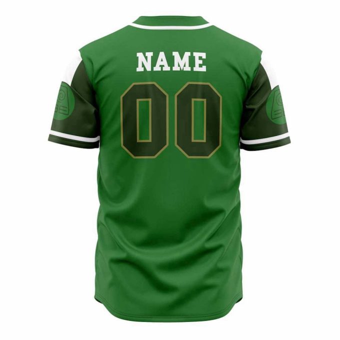 Personalized Avatar The Last Airbender Earthbender Anime Baseball Jersey For Men Women 3