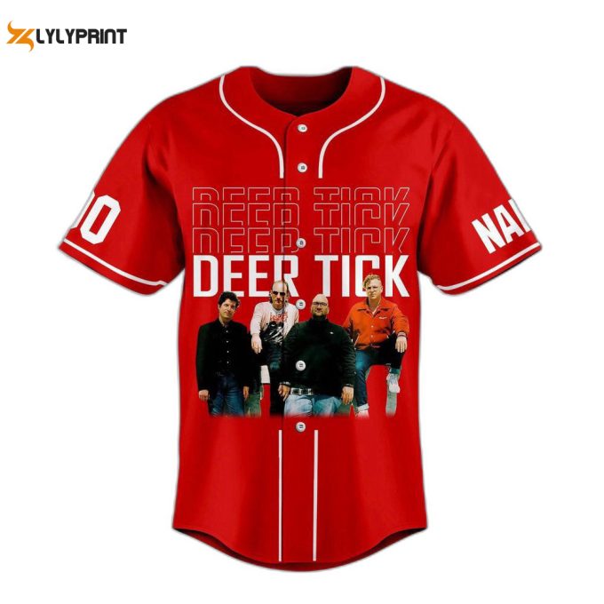 Personalized Deer Tick Baseball Jersey For Men Women 1