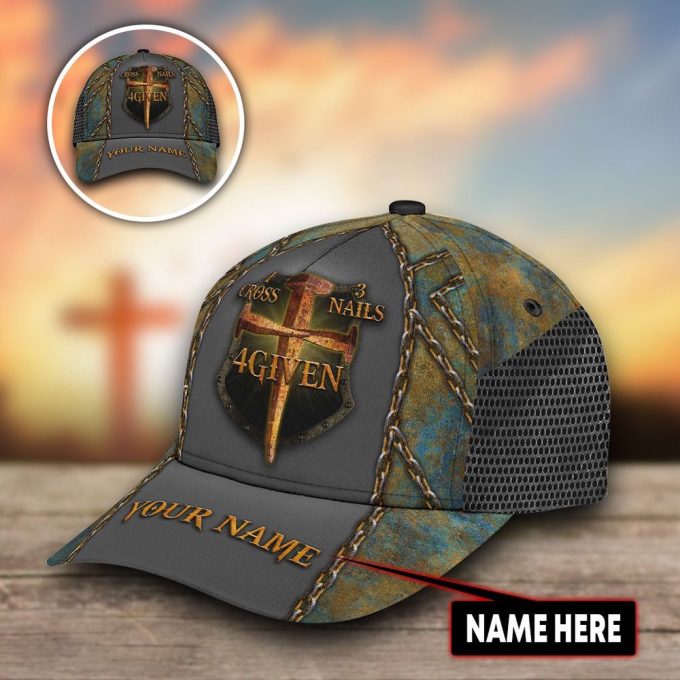 Customizable Jesus Saves 3D Printed Baseball Hat For Stylish Men 2