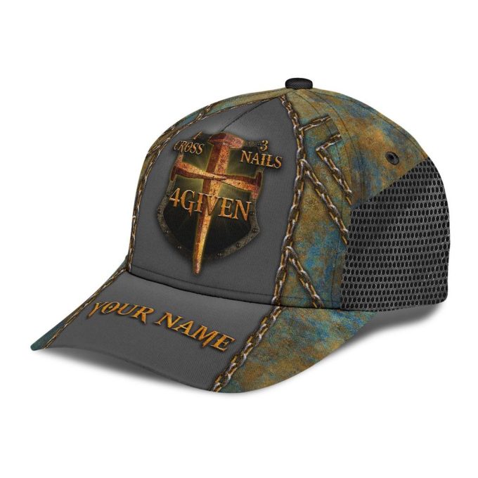 Customizable Jesus Saves 3D Printed Baseball Hat For Stylish Men 4
