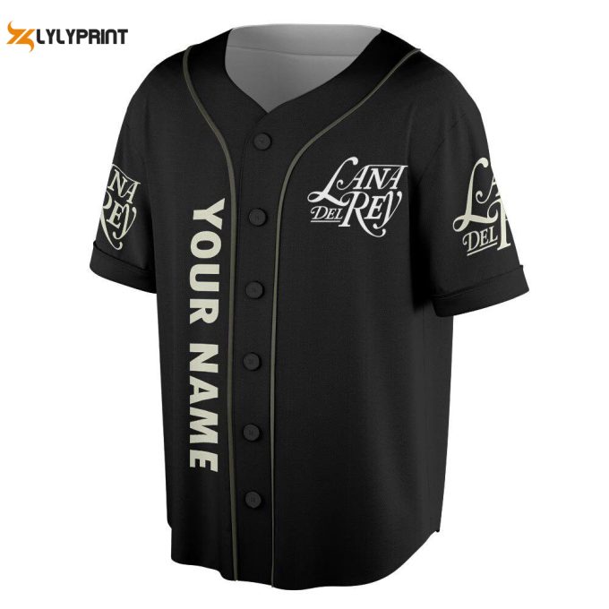 Personalized Lana Del Rey Music Baseball Jersey For Men Women