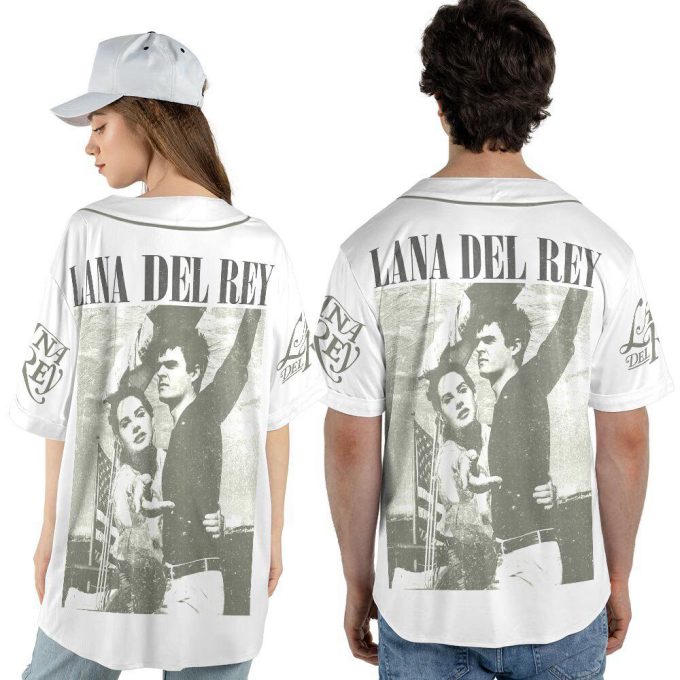 Personalized Lana Del Rey Music Baseball Jersey For Men Women 4