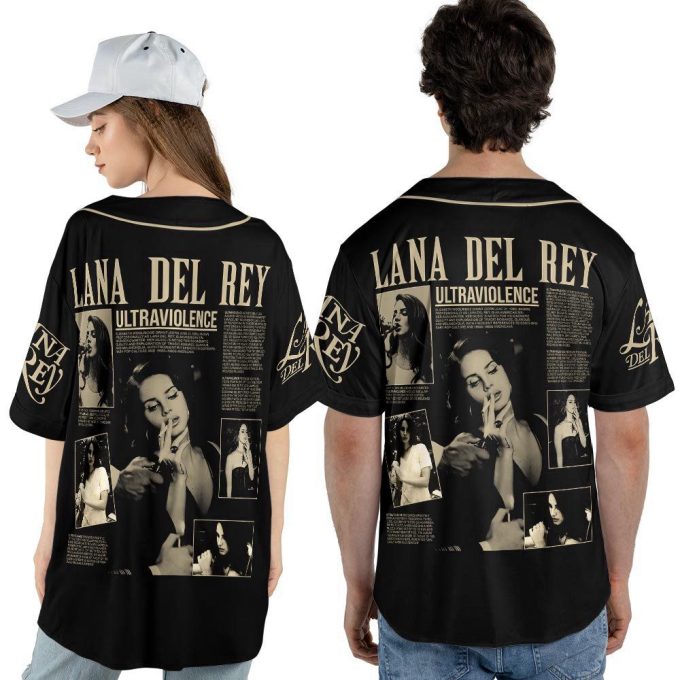 Personalized Lana Del Rey Music Baseball Jersey For Men Women