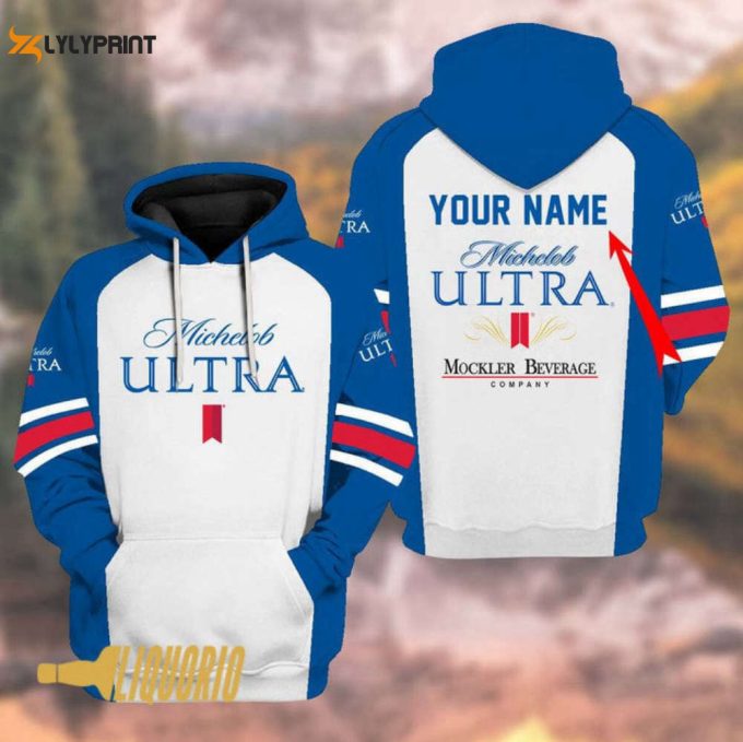 Personalized Michelob Ultra 3D All Over Print Hoodie, Zip Hoodie 1